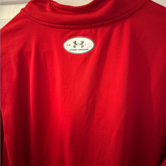 Under Armour Coldgear Size Large in Red - Picture 4 of 6